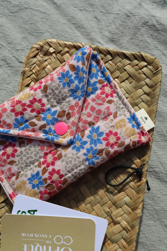 Porte-cartes en coton - fait main