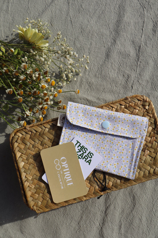 Porte-cartes en coton - fait main