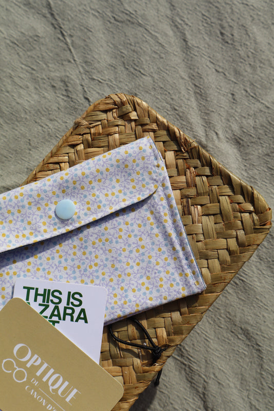 Porte-cartes en coton - fait main
