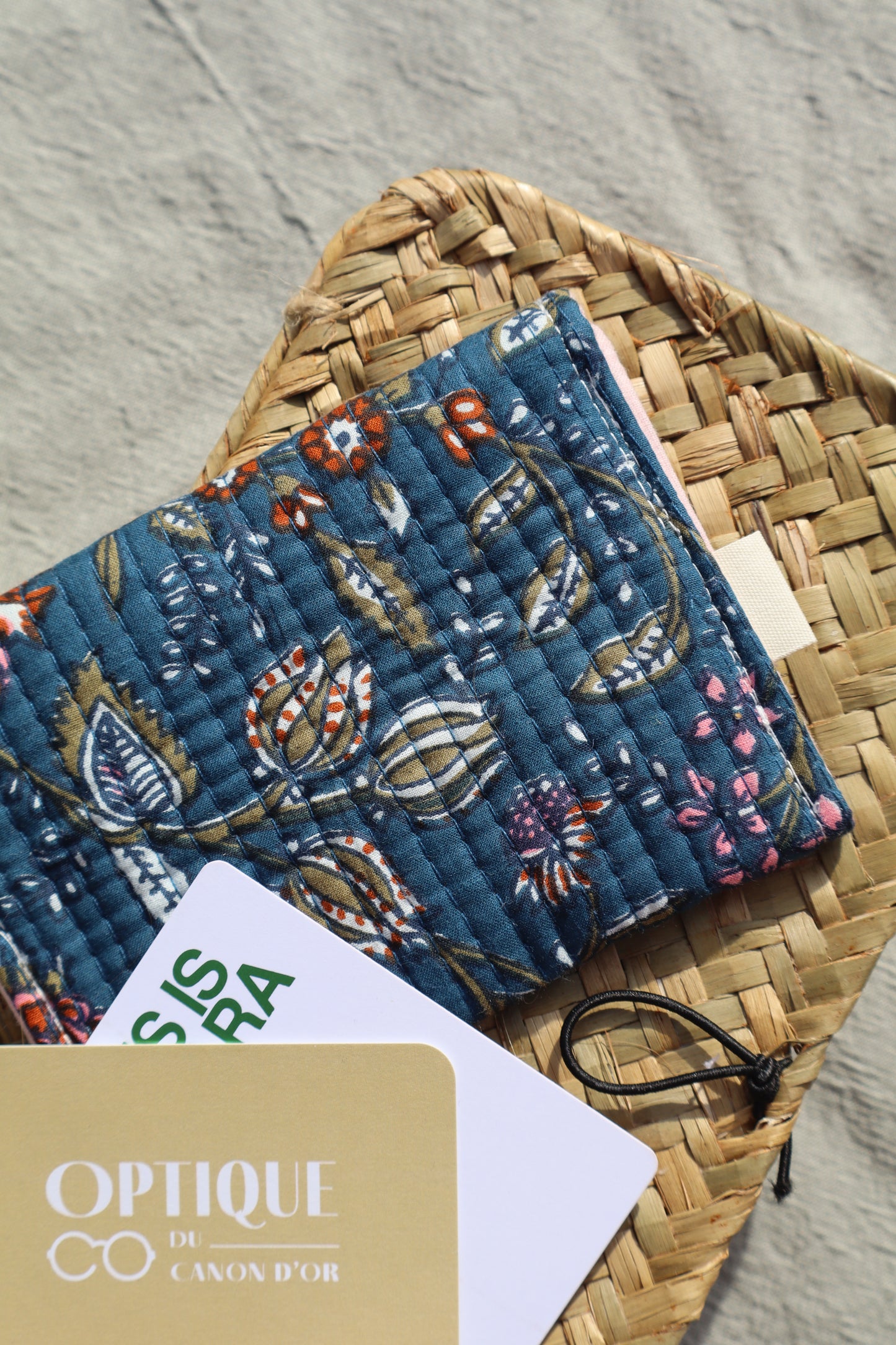 Porte-cartes en coton - fait main